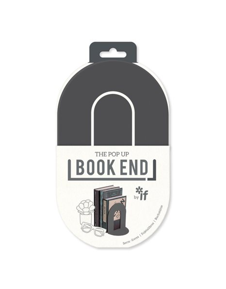 BOOKEND IF POP-UP 93013 CHARCOAL