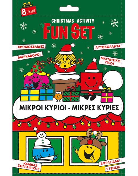 CHRISTMAS ACTIVITY FUN SET - MR. MEN
