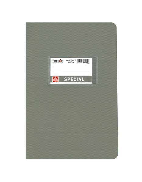 ΤΕΤΡΑΔΙΟ COLOR ΚΑΡΦΙΤΣΑ ΡΙΓΕ ΓΚΡΙ Β5 50φ (4071)