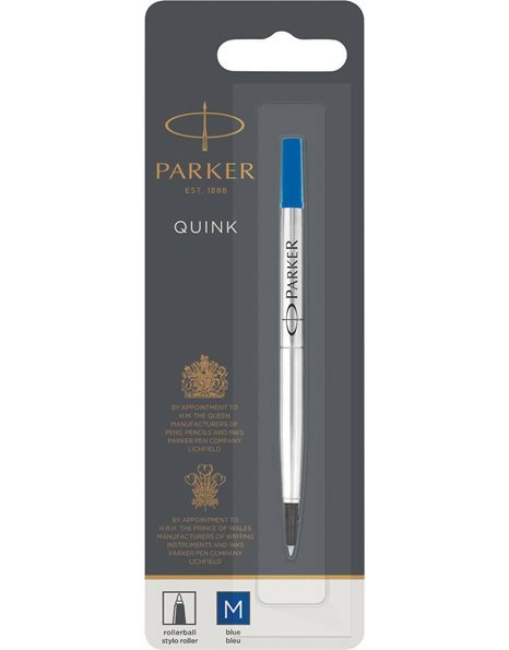 PARKER QUINK REFILL Rball BLUE MED