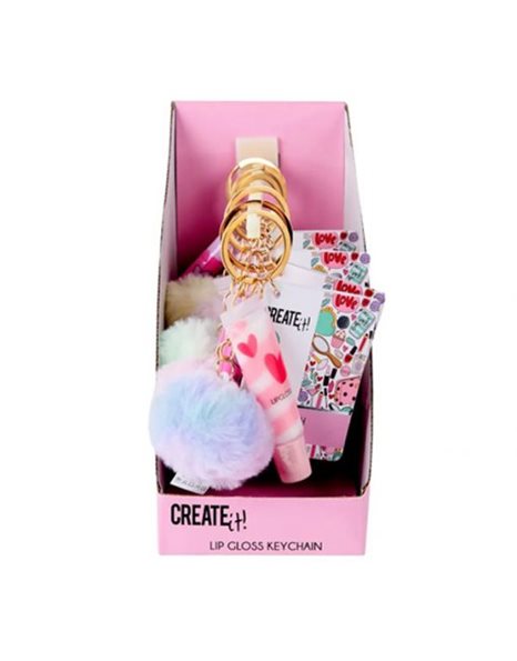 CREATE IT! LIP GLOSS KEYCHAIN SET