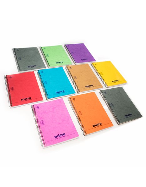 ΜΠΛΟΚ MICRO No4 2 ΘΕΜΑΤΩΝ ΡΙΓΕ ΣΠΙΡΑΛ 80φ (4603-1)
