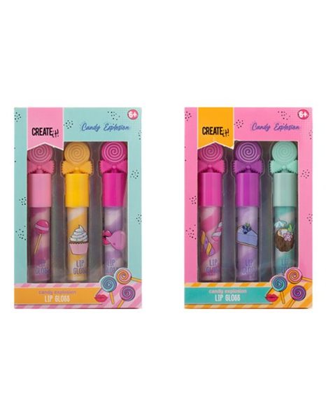 CREATE IT! CANDY LIPGLOSS PINK/PURPLE/CIEL