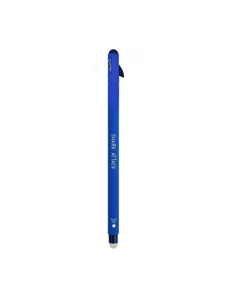 LEGAMI ERASABLE GEL PEN SHARK - BLUE