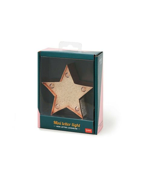 LEGAMI MINI DECORATIVE LIGHT GOLD ROSE - STARS