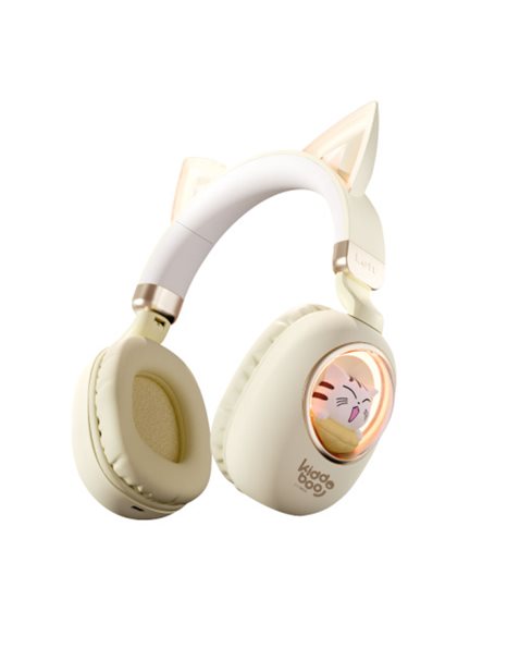 KIDDOBOO DELULU BLUETOOTH HEADPHONES GOLD (KBKID5GLD)