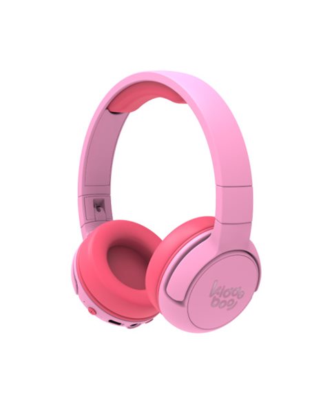 KIDDOBOO BLUETOOTH HEADPHONES FLAMINGO PINK (KBHB02-PNK)