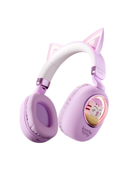 KIDDOBOO DELULU BLUETOOTH HEADPHONES LAVENDER (KBKID5LVD)
