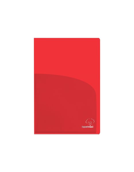 ΖΕΛΑΤΙΝΗ Α4 2ΦΥΛΛΗ ΜΕ ΘΗΚΗ ΚΟΚΚΙΝΟ (FP23000-02)