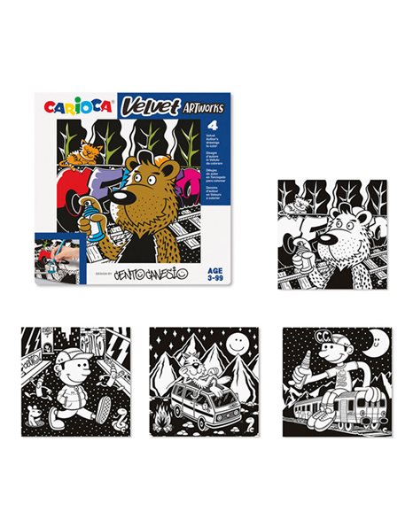 ΣΕΤ CARIOCA 43601 VELVET ART GRAFFITI