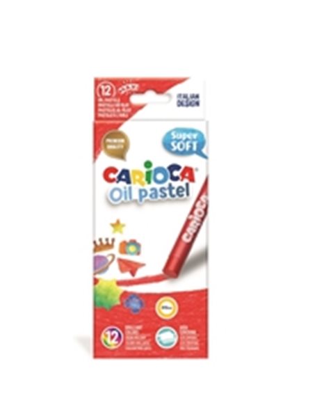 CARIOCA OIL PASTEL/12 SUPER SOFT 43277