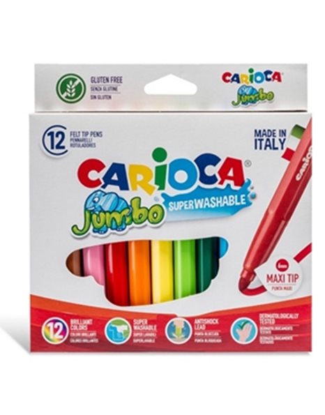 MARKERS CARIOCA JUMBO/12 40569