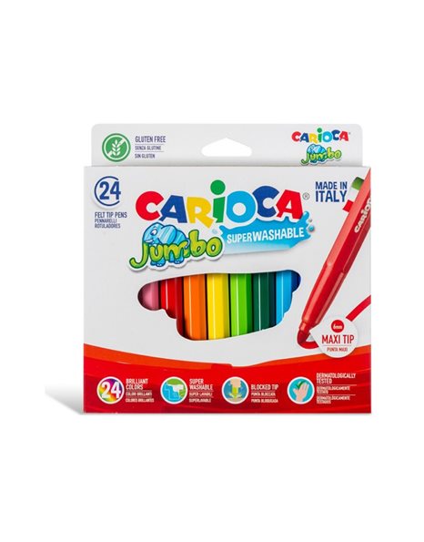 MARKERS CARIOCA JUMBO/24 40570