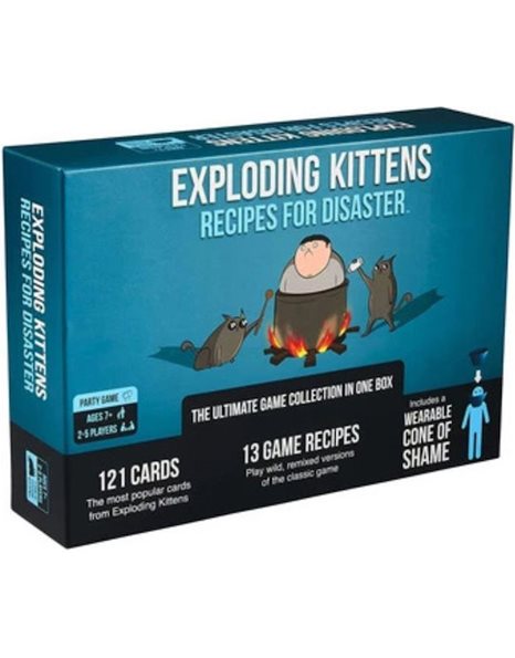 EXPLODING KITTENS - ΕΚΡΗΚΤΙΚΑ ΓΑΤΑΚΙΑ ΣΥΝΤΑΓΕΣ ΓΙΑ ΚΑΤΑΣΤΡΟΦΗ (KA114876)