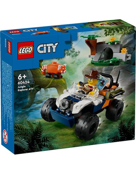 LEGO CITY JUNGLE EXPLORER ATV RED PANDA MISSION 60424