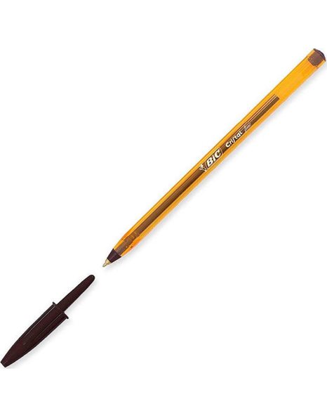 ΣΤΥΛΟ BIC CRISTAL ORIGINAL FINE ΜΑΥΡΟ 0,8mm