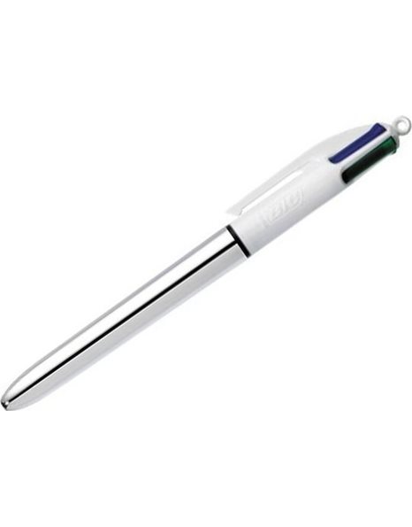 BIC PEN 4 COLOURS SHINE 1,0 SILVER