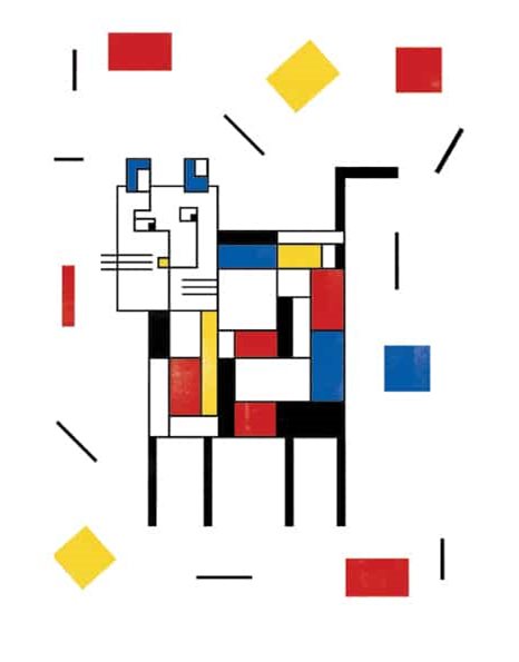 ΤΕΤΡΑΔΙΟ ΓΑΤΕΣ 14x21 - DE STIJL Ή ΝΕΟΠΛΑΣΤΙΚΙΣΜΟΣ