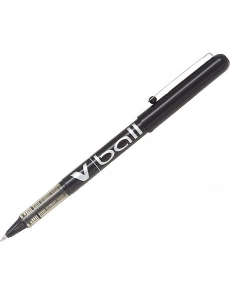 PILOT V-BALL LIQUID INK ROLLERBALL PEN 0.5 BLACK