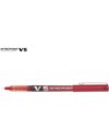 PILOT V5 HI-TECHPOINT LIQUID INK ROLLERBALL PEN 0.5 RED