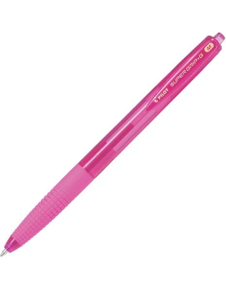 PILOT ΣΤΥΛΟ ΚΟΥΜΠΙ SUPER GRIP G MEDIUM ΡΟΖ
