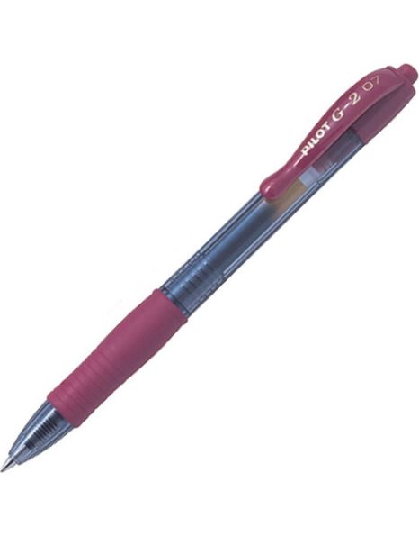 PILOT G-2 0.7 GEL PEN DARK RED