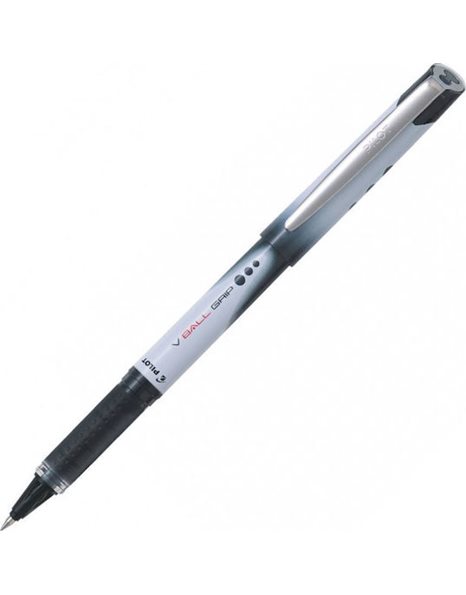 PILOT V-BALL GRIP LIQUID INK ROLLERBALL PEN 0.7 BLACK