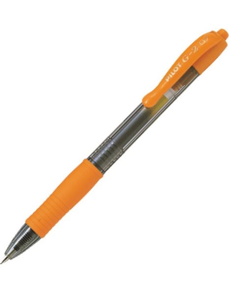PILOT G-2 0.7 GEL PEN ORANGE
