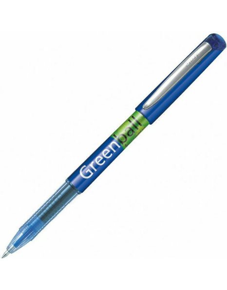 PILOT BG GREENBALL LIQUID INK ROLLERBALL PEN 0.7 BLUE
