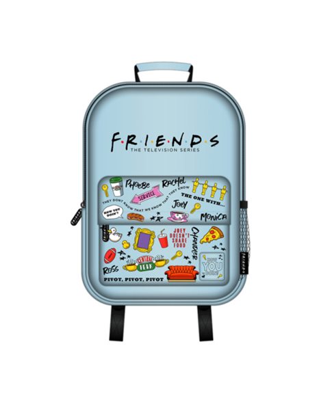 FRIENDS PATCH BACKPACK - BLUE ICONS