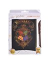 HARRY POTTER NOTEBOOK & PEN SET - COLOURFUL CREST