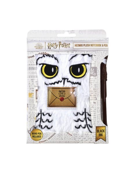 HARRY POTTER NOTEBOOK & PEN SET - HEDWIG PLUSH