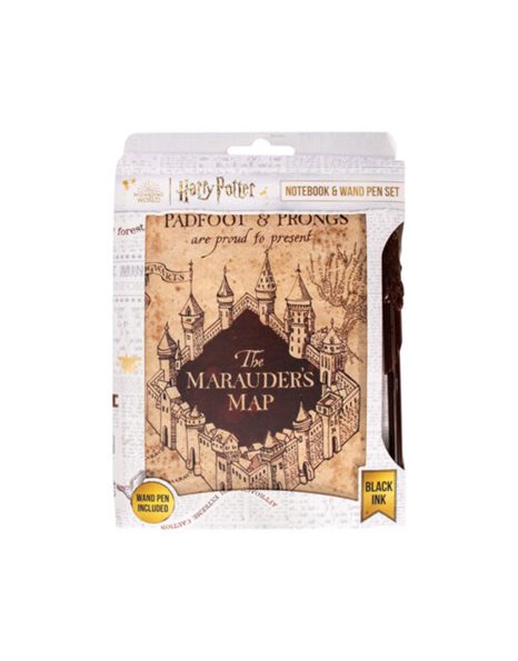 HARRY POTTER MARAUDERS MAP NOTEBOOK SET