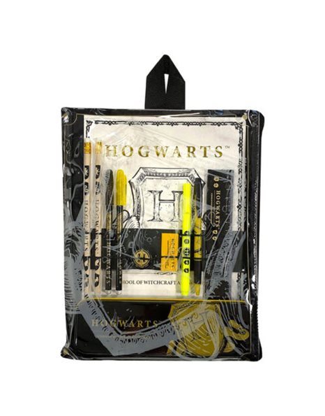 HARRY POTTER BUMPER STATIONERY SET - HOGWARTS SHIELD