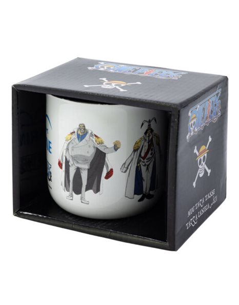 ONE PIECE MARINE CERAMIC BREAKFAST MUG 14 OZ IN GIFT BOX