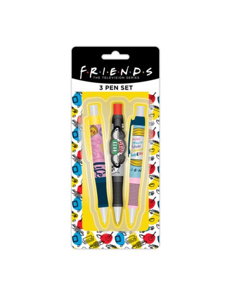 FRIENDS 3 PEN SET - ICONS