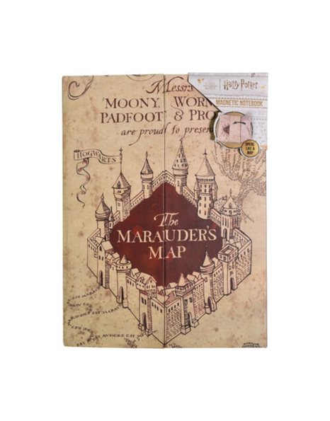 HARRY POTTER MARAUDERS MAP A5 NOTEBOOK