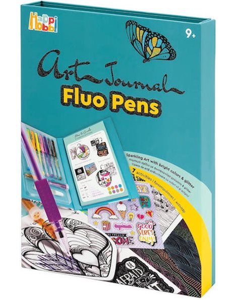 HAPPIHOBBI ART JOURNAL FLUO ΣΤΥΛΟ