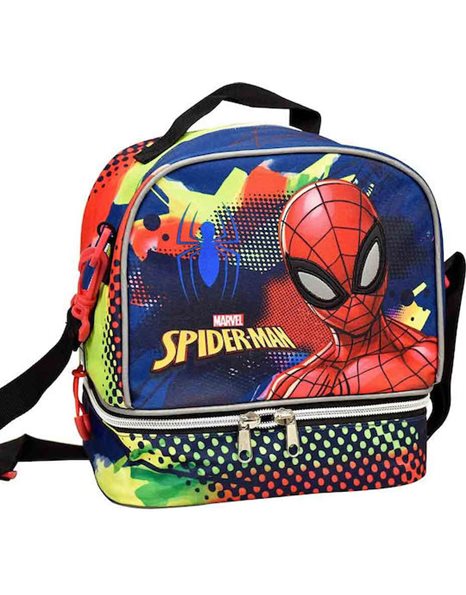 GIM ΤΣΑΝΤΑΚΙ ΦΑΓΗΤΟΥ OBΑΛ SPIDERMAN SILVER EYES