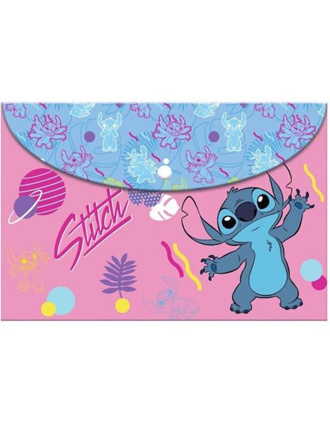 FOLDER WITH BUTTON A4 LILO & STITCH