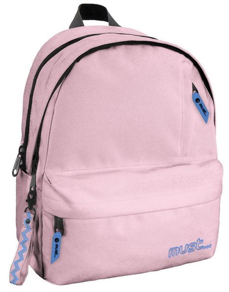 MUST BACKPACK MONOCHROME 32x19x42 2 MAIN LIGHT PINK