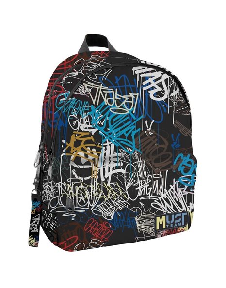 MUST BACKPACK INSPIRATION 32x19x42 2 MAIN CASES GRAFFITI