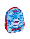 MUST KINDERGARTEN BACKPACK 26x10x32 1 CASE 3D EVA SHARK ATTACK!