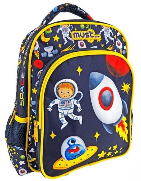 MUST KINDERGARTEN BACKPACK 27x10x31 2 CASES SPACE ADVENTURE