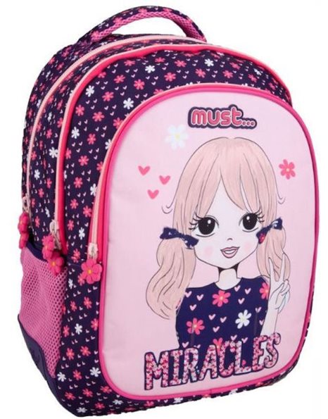 MUST ELEMENTARY BACKPACK 32x18x43 3 CASES MIRACLES