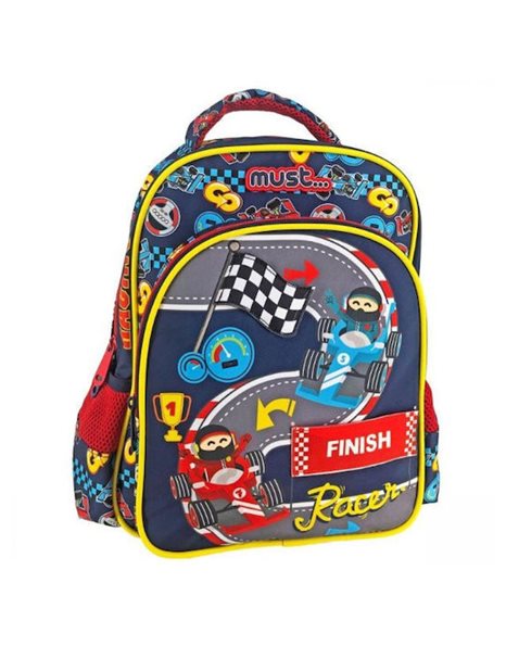 MUST KINDERGARTEN BACKPACK 27x10x31 2 CASES RACING