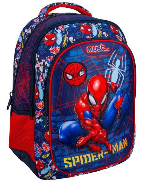 MUST ELEMENTARY BACKPACK 32x18x43 3 CASES SPIDERMAN
