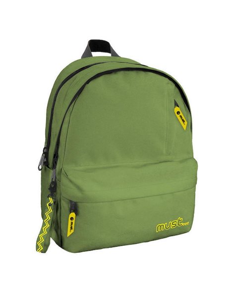MUST BACKPACK MONOCHROME 32x19x42 2 MAIN CASES FOREST GREEN