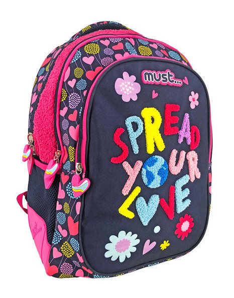 MUST ELEMENTARY BACKPACK 32x18x43 3 CASES SPREAD YOUR LOVE