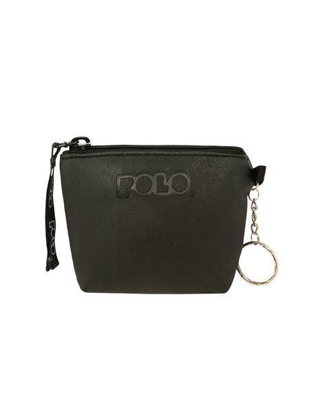 POLO MINI ΠΟΡΤΟΦΟΛΑΚΙ SQUARE ΜΑΥΡΟ (938004-2001)